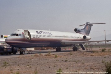 img654 Boeing 727-287(A) CC-CSK National Airlines © Michel Anciaux