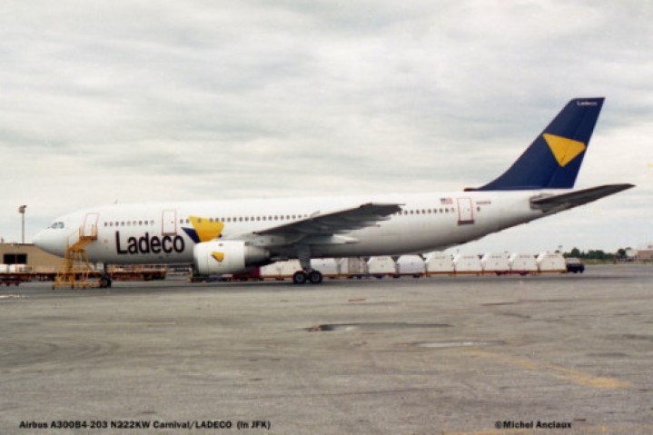 16 Airbus A300B4-203 N222KW Carnival-LADECO in JFK © Michel Anciaux