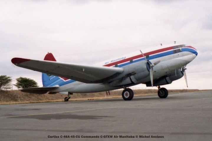 038 Curtiss C-46A-45-CU Commando C-GTXW Air Manitoba © mICHEL aNCIAUX