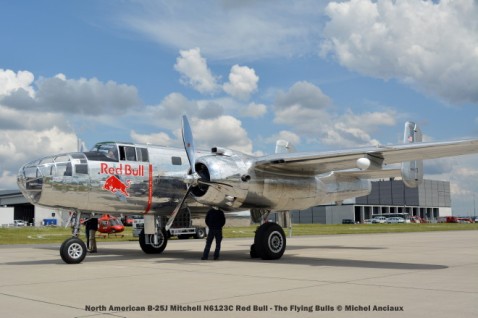 041 North American B-25J Mitchell N6123C Red Bull - The Flying Bulls © Michel Anciaux