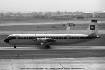 178 Vickers 951 Vanguard G-APEA BEA - British European Airways © Michel Anciaux