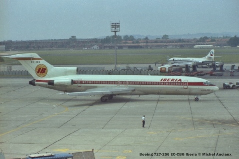 21 Boeing 727-256 EC-CBG Iberia © Michel Anciaux