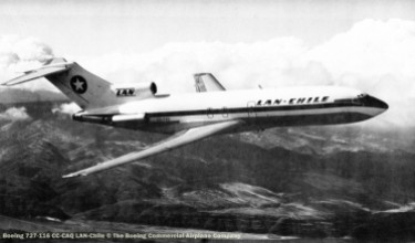img713 Boeing 727-116 CC-CAQ LAN-Chile © The Boeing Commercial Airplane Company