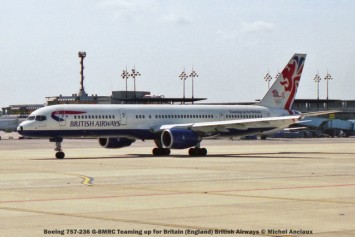 033 Boeing 757-236 G-BMRC Teaming up for Britain (England) British Airways © Michel Anciaux
