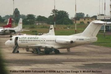 img899 Fokker F28-4000 Fellowship F-GDSK lsd to Lina Congo © Michel Anciaux