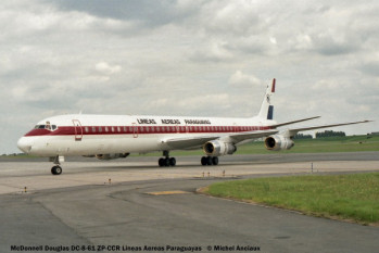 03 McDonnell Douglas DC-8-61 ZP-CCR Lineas Aereas Paraguay © Michel Anciaux