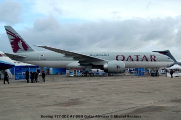 039 Boeing 777-2DZ A7-BBH Qatar Airways © Michel Anciaux