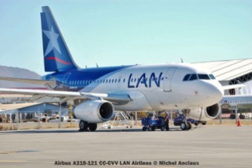 005 Airbus A318-121 CC-CVV LAN Airlines © Michel Anciaux