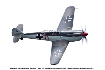 DSC_1910 Hispano HA-1112-M4L Buchon ''Red 11'' (G-AWHC) Luftwaffe (Air Leasing Ltd) © Michel Anciaux