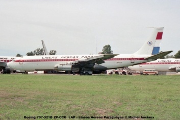 13 Boeing 707-321B ZP-CCG LAP - Lineas Aereas Paraguayas © Michel Anciaux