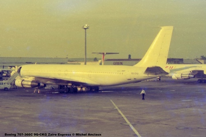 img878 Boeing 707-366C 9Q-CKG Zaire Express © Michel Anciaux