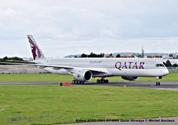 DSC_0149 Airbus A350-1041 A7-ANH Qatar Airways © Michel Anciaux