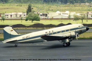 img627 Douglas C-47B-20-DK HC-APT M.A.G. (Ministerio de Agricultura Y Ganadona) © Michel Anciaux