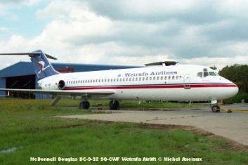 img408 McDonnell Douglas DC-9-32 9Q-CWF Wetrafa Airlift © Michel Anciaux